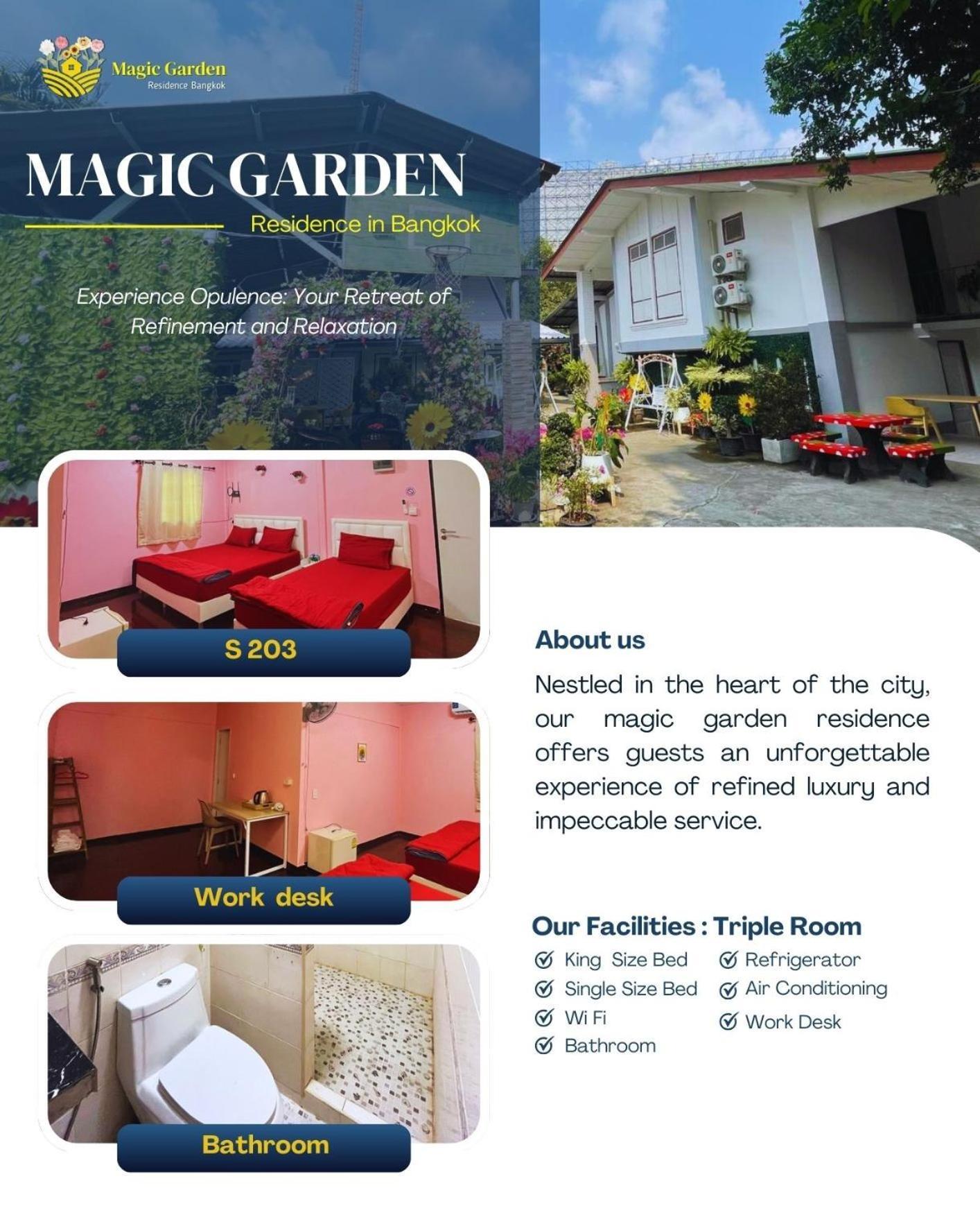Magic Garden Residence Bangkok Buitenkant foto