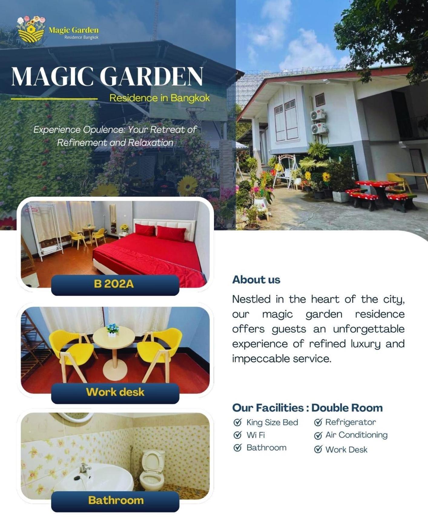 Magic Garden Residence Bangkok Buitenkant foto