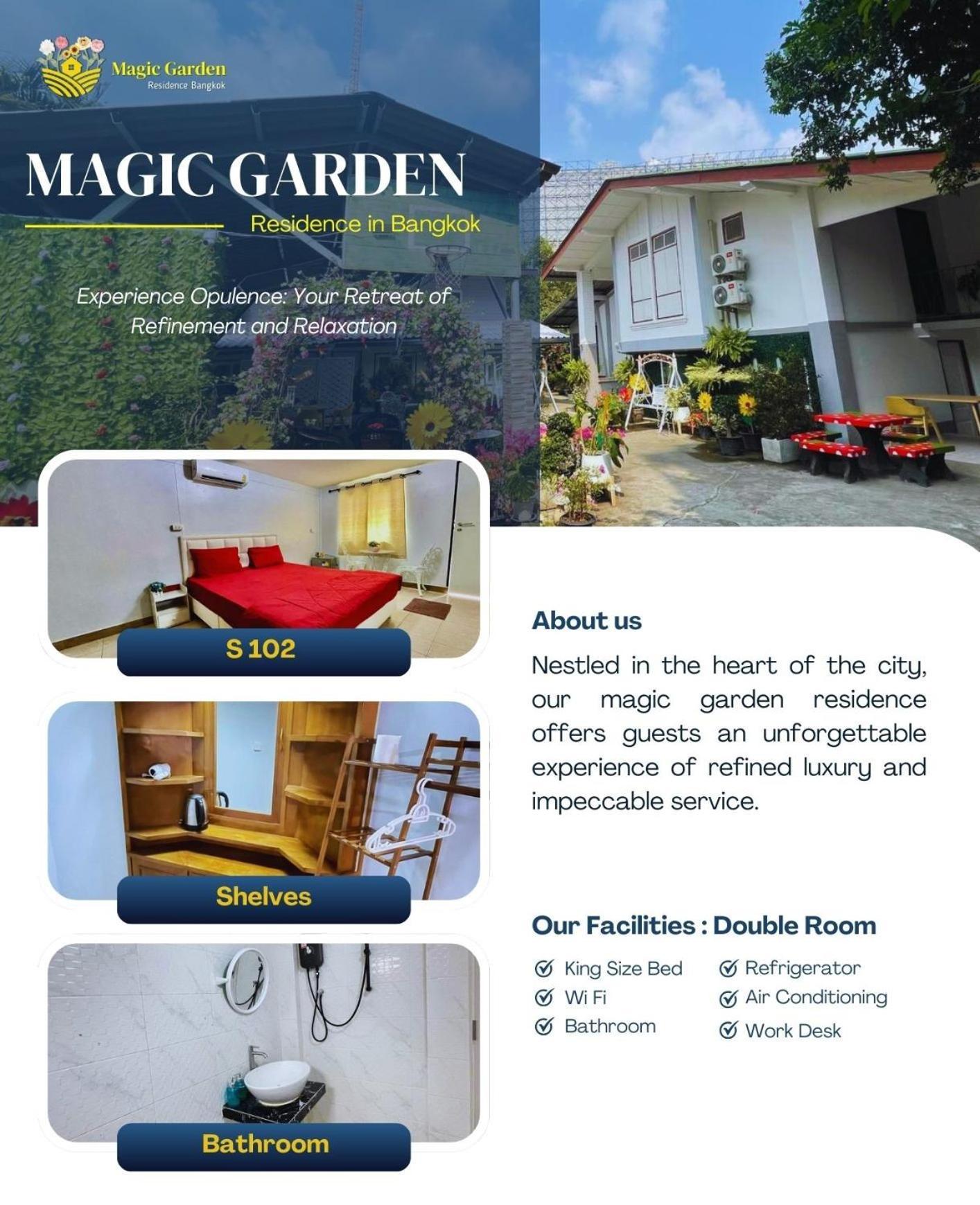 Magic Garden Residence Bangkok Buitenkant foto