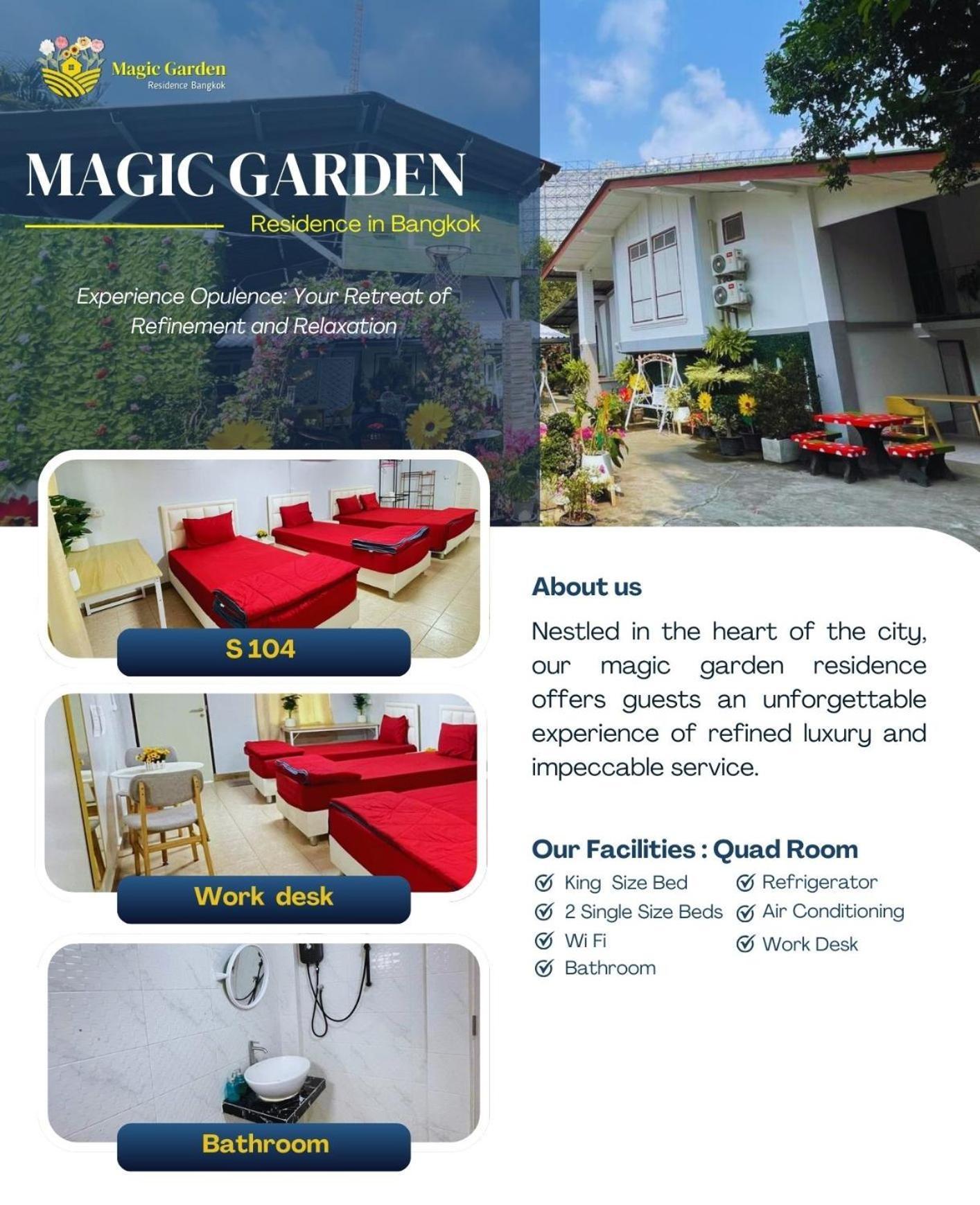 Magic Garden Residence Bangkok Buitenkant foto