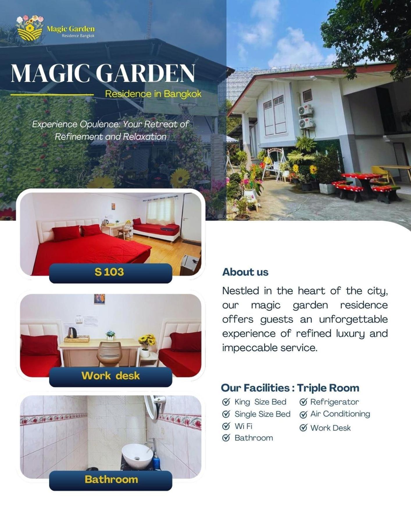 Magic Garden Residence Bangkok Buitenkant foto