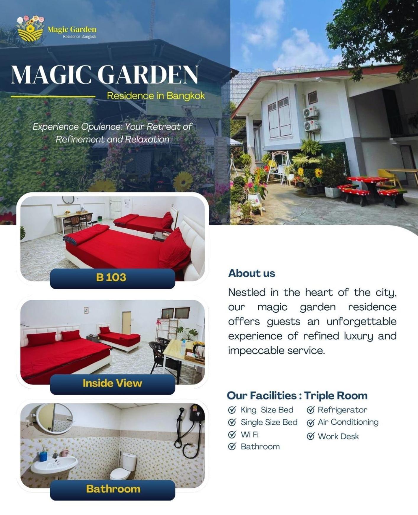 Magic Garden Residence Bangkok Buitenkant foto